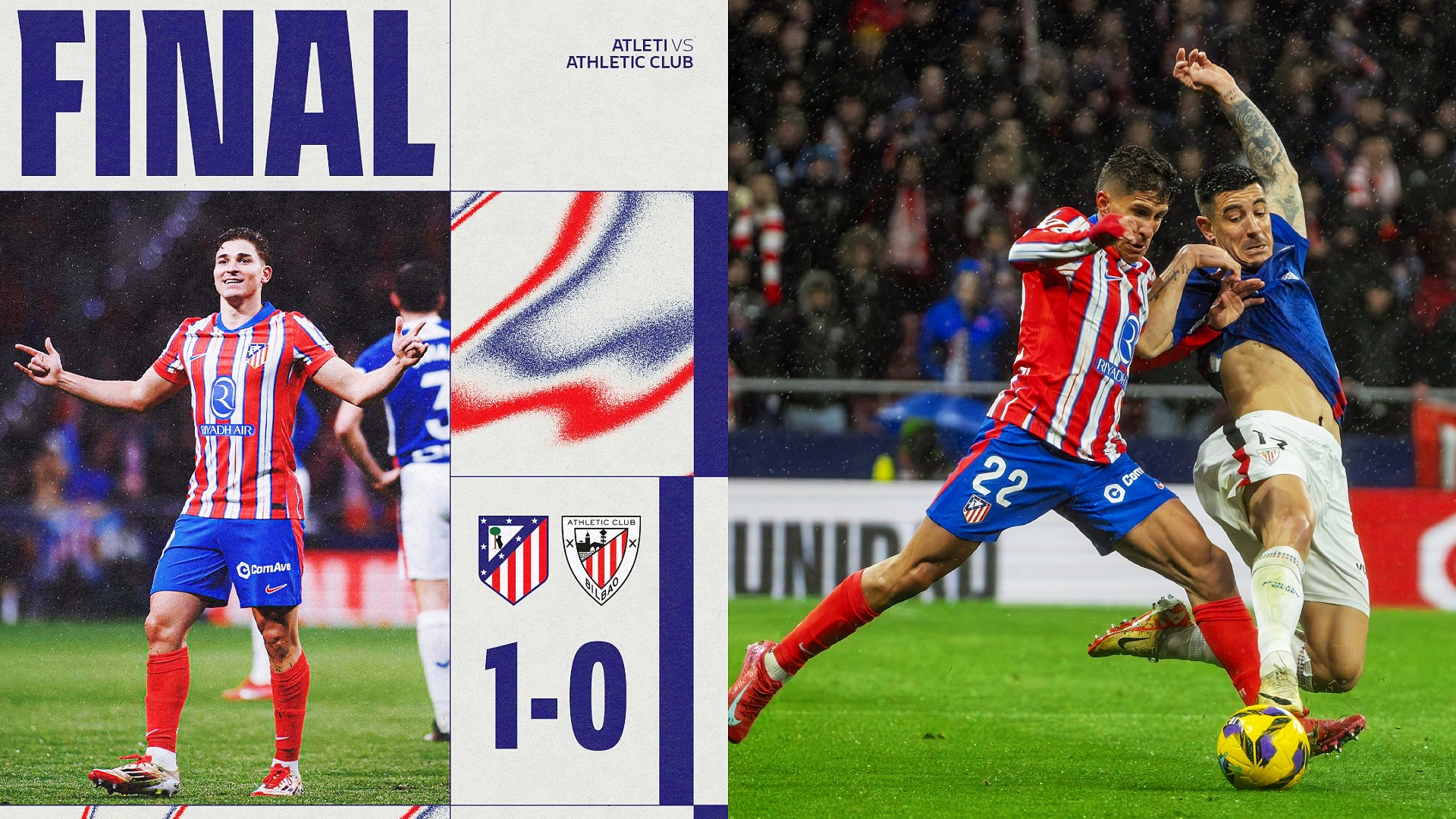 马德里竞技灭掉毕尔巴鄂：杜埃超凡表现攻入制胜球